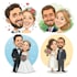 draw caricatures for couples, families, weddings