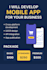 do mobile app development, android, ios app development, flutter app developer
