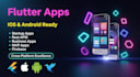 build android and ios apps using flutter with modern UI UX
