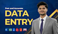 do data entry, copy paste, web research, and excel tasks