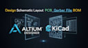 schematic pcb design using altium with enclosure design using altium , kicad