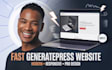 design fast and responsive generatepress modern website with generateblocks pro
