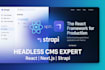 develop modern headless cms with react nextjs and strapi