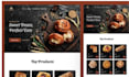bakery shopify store or pastry website catering store cake bakery website