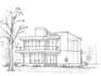 draw architectural sketches interior and exterior