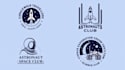 design outstanding space travellers logo