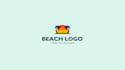 design an awesome palm tree sun logo