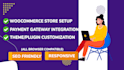 build ecommerce website using woocommerce with payments