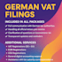 do vat filing austria and germany within 12 hours