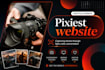 design pixieset website, photography website, client gallery, online booking