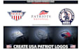 create usa patriot logo design