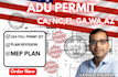 usa states licensed engineer, adu permit plan, garage conversion, permit drawing