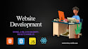 build a responsive website using  HTML, CSS, js and react