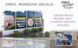 create window graphic, shop front and store front design