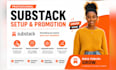 substack setup, substack newsletter design, beehive setup substack design