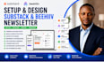 setup substack account beehiiv newsletter substack newsletter design