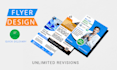 design a minimal, elegant, and high quality flyer