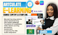 create an interactive and engaging courses in articulate 360 storyline, content