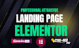 create a high converting wordpress elementor pro homepage design