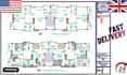 draw autocad 2d architectural house plans with dimensions