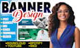 create eye catching spotify, youtube, soundcloud, web banners in 7hours
