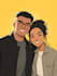 paint custom couple portrait