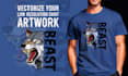 vectorize your low resolution shirts artwork for screen printing