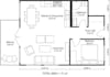 draw architectural 2d floor plan