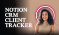 build a custom notion CRM client tracker sales tracker