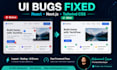 fix react nextjs tailwind CSS bugs and UI issues fast