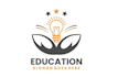 create a modern and creative education logo design