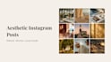 design luxury aesthetic instagram content