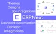 develop integrate erpnext with react nextjs frontend API client portal