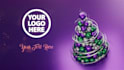 create a custom christmas ball opener logo animation