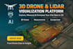 build 3d drone lidar data visualization platform with measurement tools