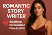 write romantic, and emotional stories for couples ,non explict