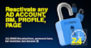 do solve facebook bm ad account page problem