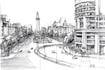 draw a perspective sketch of architectural projects