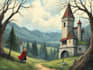 create a beautiful medieval illustration