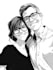 draw couple portrait illustration