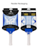 create unique pickleball paddle hanger and face cover design