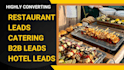 generate restaurant leads catering service leads b2b leads