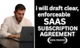 draft a professional saas or subscription agreement for your software business