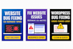 fix your website issues responsiveness, CSS, bug fixes
