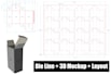 create accurate die lines for packaging and print production