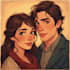 draw couple portrait wedding portrait illustration