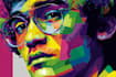 do a professional pop art portrait