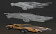 do 3d car modeling, 3d car model design 3d rendering and 3d printing