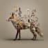 draw an animal and botanical illustration