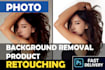 product photo editing,  e commerce focused